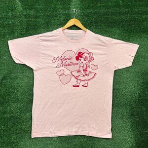 Melanie Martinez Hearts Pink T-Shirt Size Extra Large